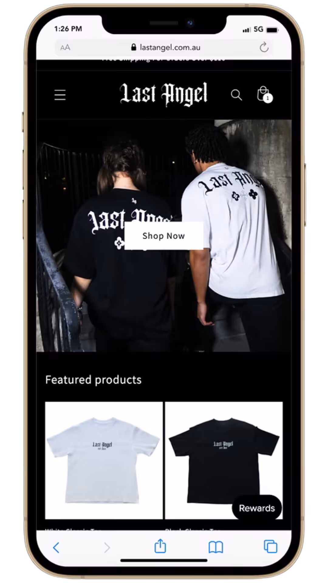 Last Angel mobile website